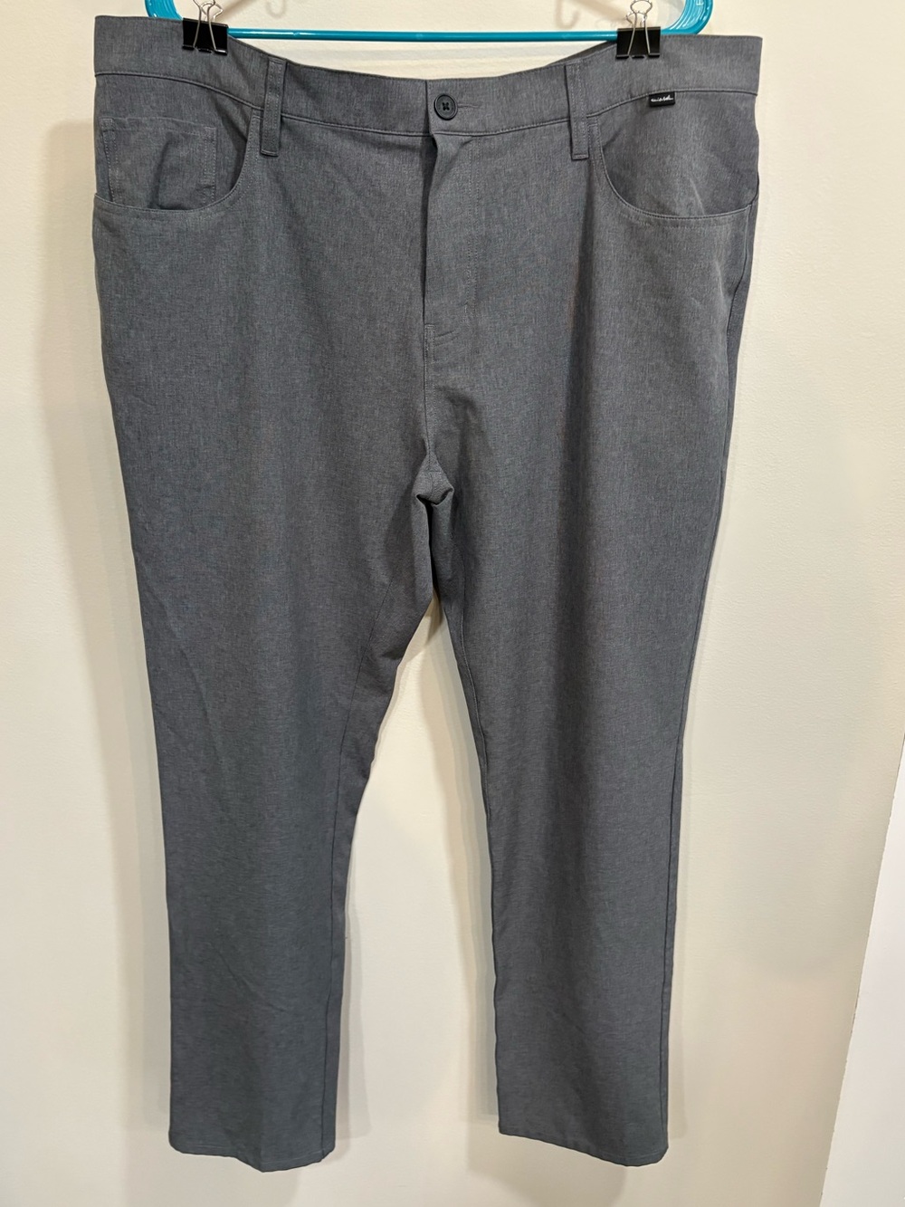 Travis Mathew Gray Slim Stretch Chinos